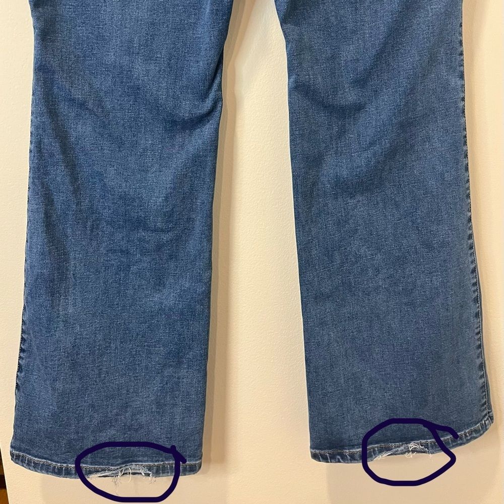Torrid Trio Fit Slim Boot Denim Blue Jeans Stretch Size 16 - Picture 10 of 14